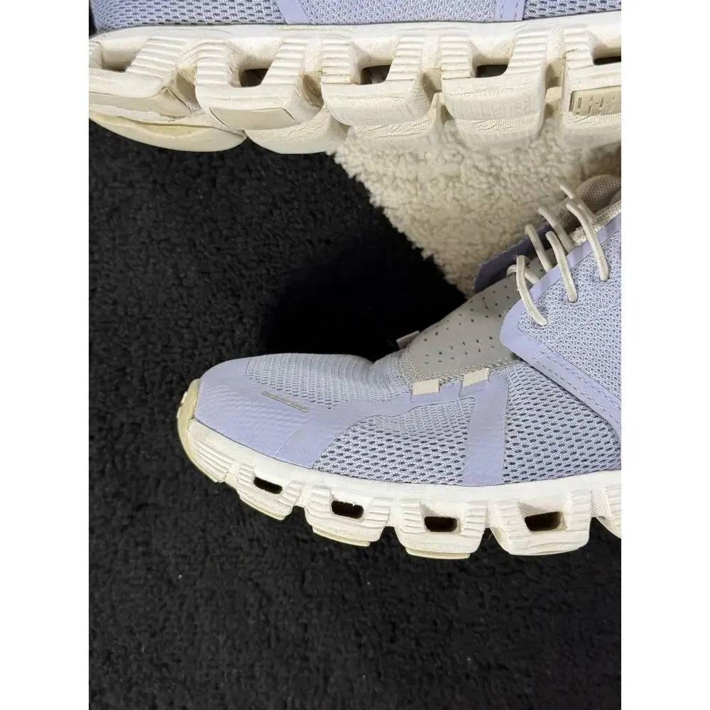 On Cloud 5 Running Shoes Womens 7.5 Lavender Athletic Sneaker Casual